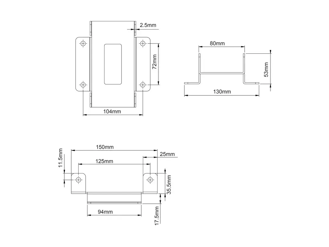 Ierīces plāksne Multibrackets M Pro Series Photo 9