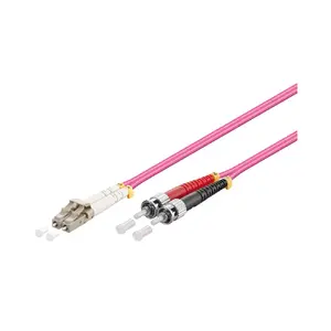 Fibre optic cable Alcasa LW-8075LT4 7.5 m LC ST Violet