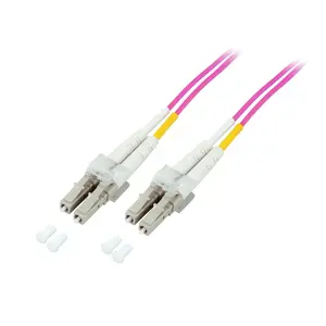 Оптоволоконный кабель Alcasa LW-805LC4 LC OM4 5 м Фиолетовый