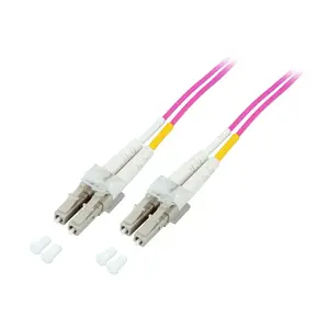 Оптоволоконный кабель Alcasa LW-802LC4 LC OM4 2 м Фиолетовый
