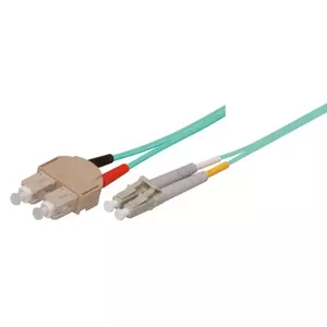 Fibre optic cable Alcasa LW-802LS3 SC LC OM3 2 m Green