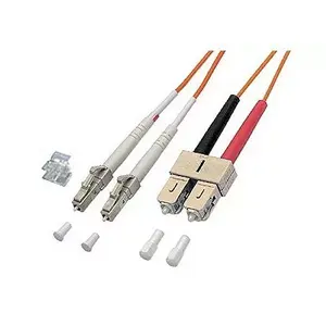 Fibre optic cable Alcasa LW-620LS 20 m LC SC Black Metallic Orange Red White