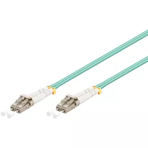 Оптоволоконный кабель Goobay LC-LC OM3 2 м бирюзовый