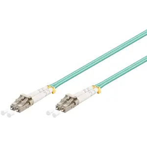 Fibre optic cable Goobay LC-LC OM3 0.5 m Turquoise