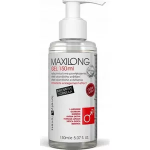 Masāžas želeja Lovely Lovers Maxilong 150 ml — lubrikants ar sildošu efektu dzimumlocekļa masāžai