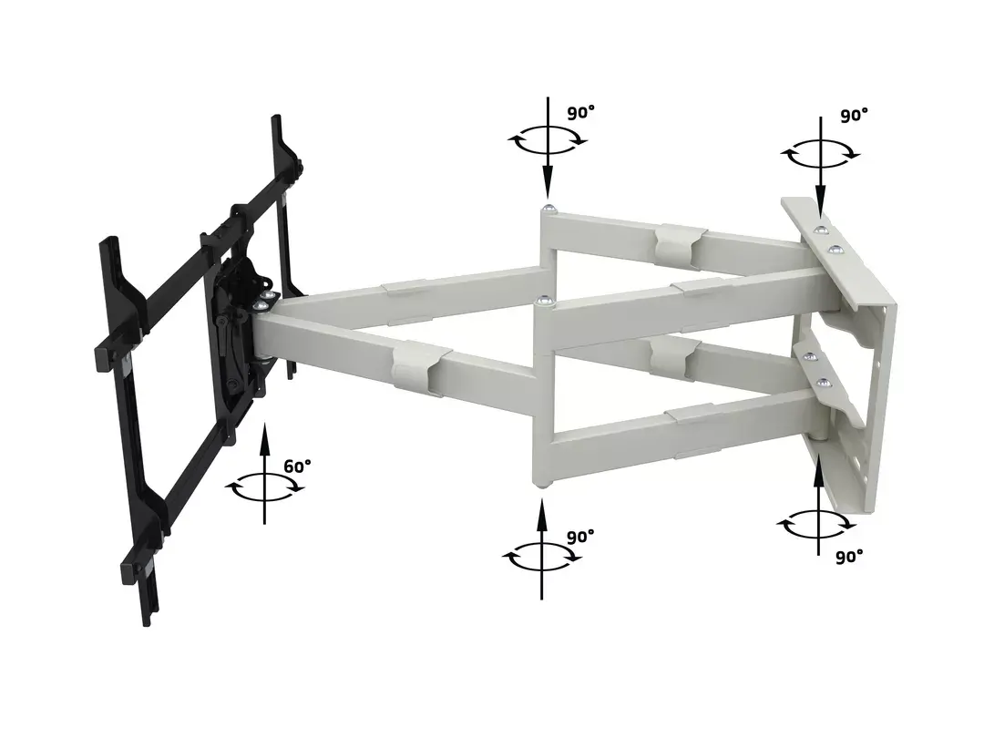 Multibrackets M Universal Long Reach Arm HD 910mm Dual White Photo 9