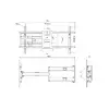 Multibrackets M Universal Long Reach Arm HD 1010mm White Photo 19