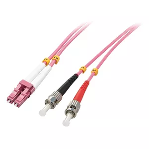Fibre optic cable Lindy 46352 3 m LC ST Pink