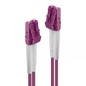 Fibre Optic Patch Cable Lindy 15m LC-LC OM4 50/125