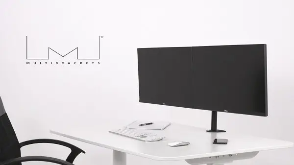 Multibrackets M VESA Deskmount Officeline Dual Black Photo 10
