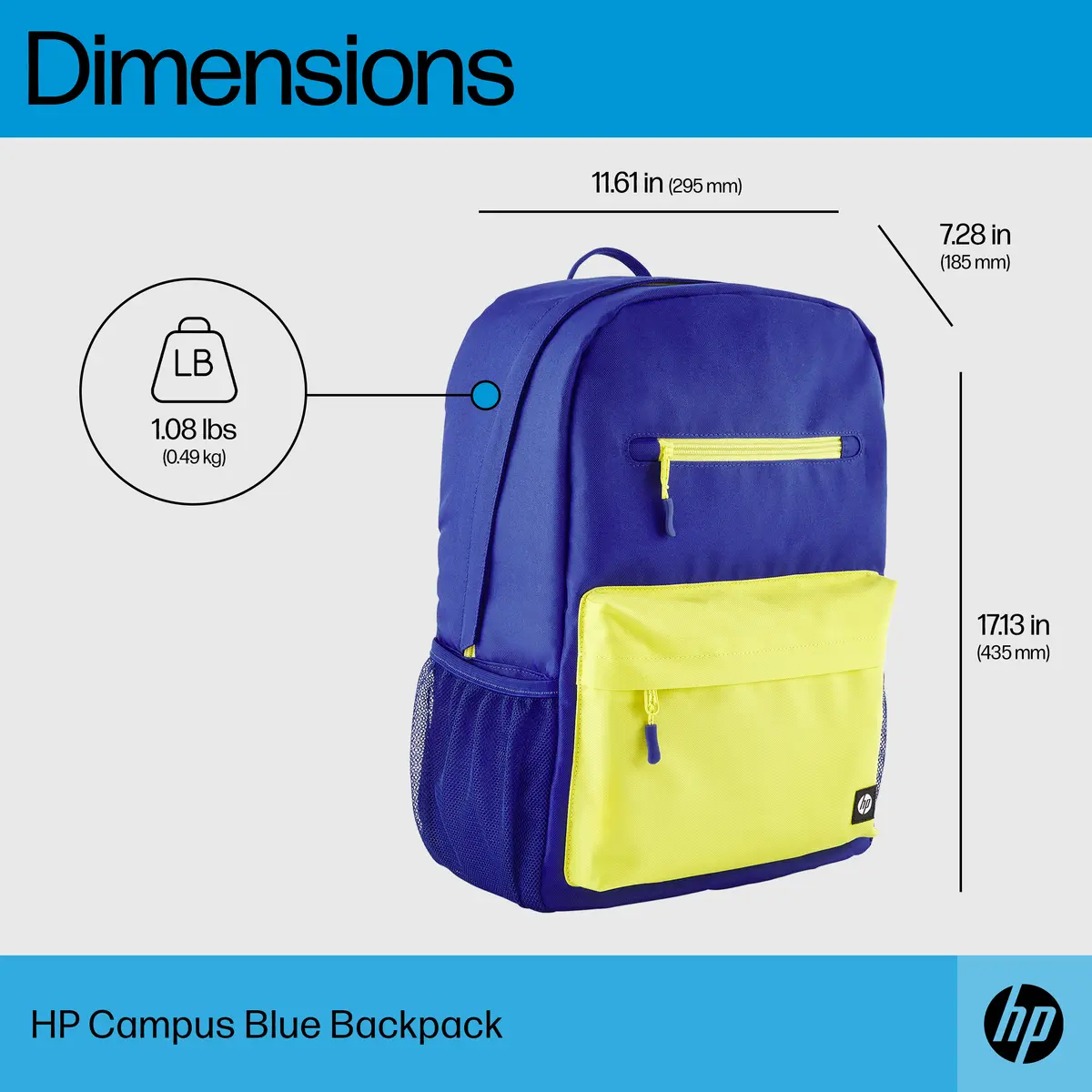 HP Campus Blue mugursoma 15.6 datoram Photo 4