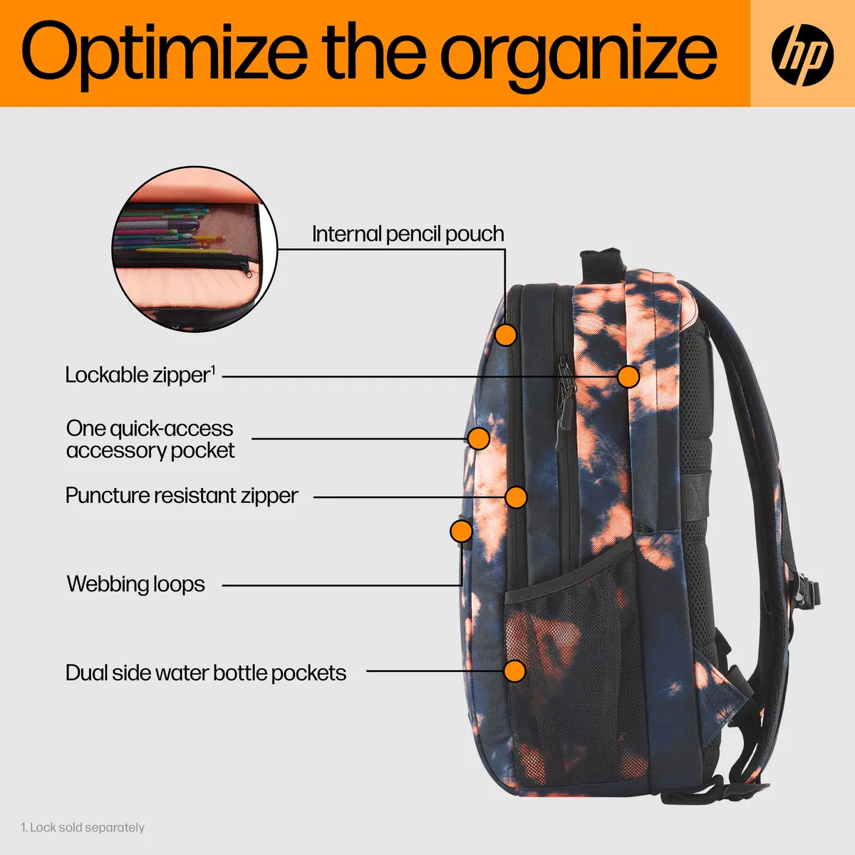 HP Campus XL Tartan Plaid Backpack Photo 2