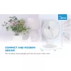 Midea FT40-21M настольный вентилятор — 40 см, 3 скорости Photo 6