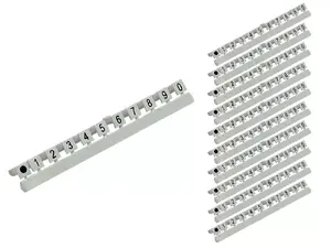 Cable Marker Alcasa GC-N0070 White 100 pc(s)