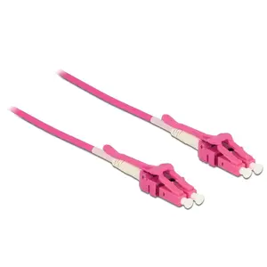 Fibre optic cable DeLOCK 85132 1 m LC Pink