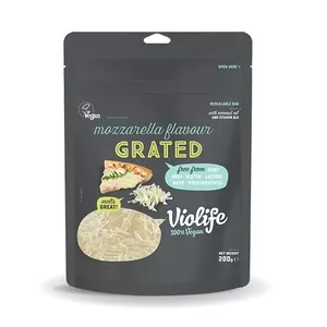 Augu tauku produkts VIOLIFE ar  mozzarella garšu, rīvēts., 200g
