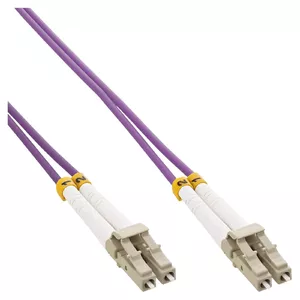 Оптический дуплексный кабель InLine LC/LC 50/125µm OM4 40m