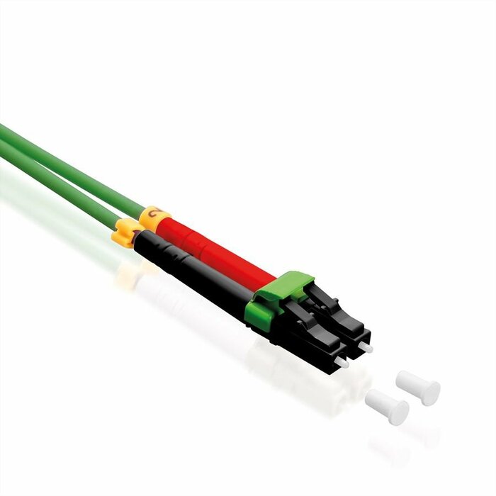 Lc 5m. LC Multimode Cable. SC зеленый к LC