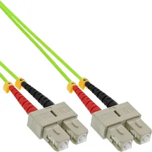 InLine Оптоволоконный дуплексный кабель SC/SC 50/125µm OM5 7.5m 7.5 м OM5 2x SC 2x SC Диаметр сердцевины 50 мкм Полный дуплекс