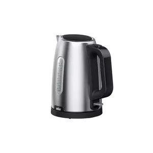 Braun WK 1500 electric kettle 1.7 L 2200 W Black, Stainless steel