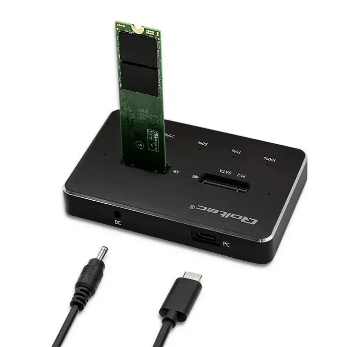 Док-станция QOLTEC 50310 для 2x M.2 SSD Photo 6