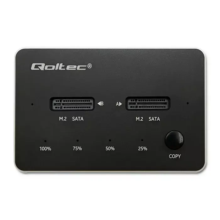 Док-станция QOLTEC 50310 для 2x M.2 SSD Photo 8