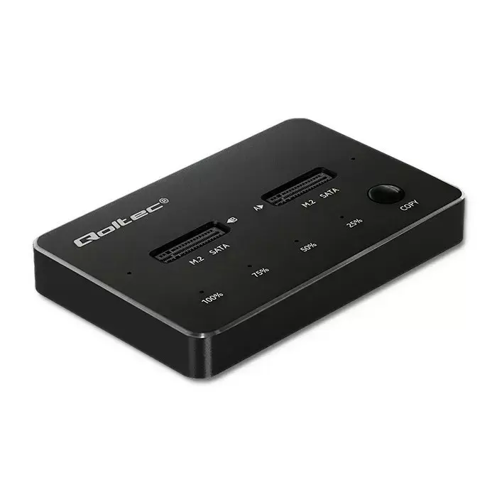 Док-станция QOLTEC 50310 для 2x M.2 SSD Photo 9