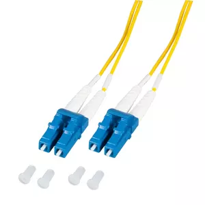 EFB Elektronik O0350.1-1.2 optisko šķiedru kabelis 1 m 2x LC OS2 Dzeltens