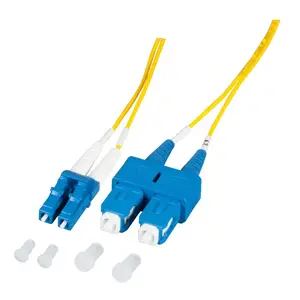 Fibre optic cable EFB Elektronik O0360.1-1.2 1 m 2x LC 2x SC Yellow