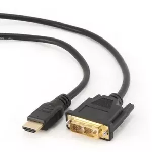 Kabelis HDMI/DVI Gembird 1.8m CC-HDMI-DVI-6 Melns