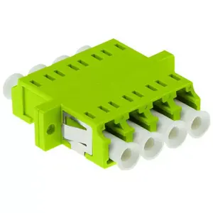 Fiber optic LC duplex adapter multimode OM5 ACT EA1019