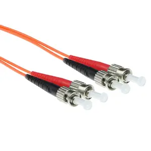 Fiber Patch Cable ACT 20 meter LSZH Multimode 62.5/125 OM1 Duplex ST