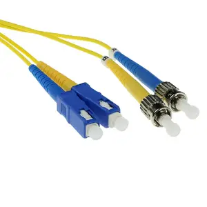 Duplex Fiber Patch Cable ACT 2m LSZH Singlemode 9/125 OS2 SC ST