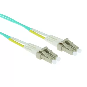 Fiber patch cable duplex ACT 5 meter LSZH Multimode 50/125 OM3