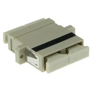 Fiber optic adapter SC duplex multimode OM2 ACT