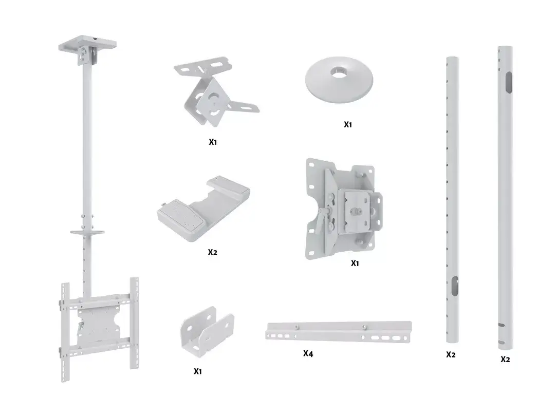 Piekaramais stiprinājums Multibrackets M Public Ceilingmount Medium Single White 3000 Photo 6