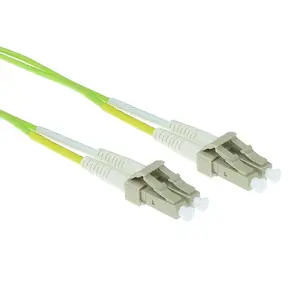 OM5 Fiber Patch Cable Duplex LC Connectors ACT 2m