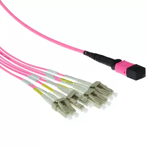 Fanout Patch Cable ACT 3m Multimode 50/125 OM4 1xMTP-4xLC