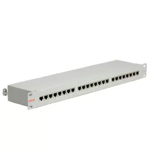 Patch Panel ROLINE Cat.5e 24 Ports STP light grey