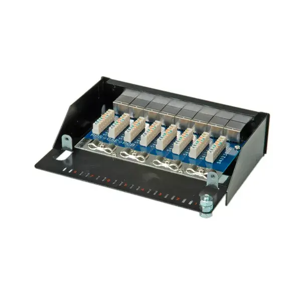 Wall Mount Patch Panel ROLINE Cat.5e 8 Ports Photo 2