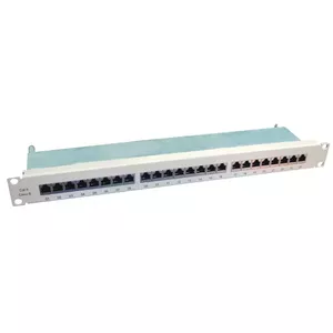 Patch Panel VALUE Kat.6 19" 24 Ports Shielded Grey