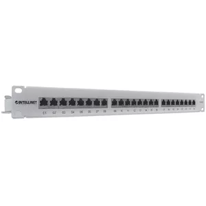 Patch Panel Intellinet Cat6 FTP 24-Port 1U Shielded Grey