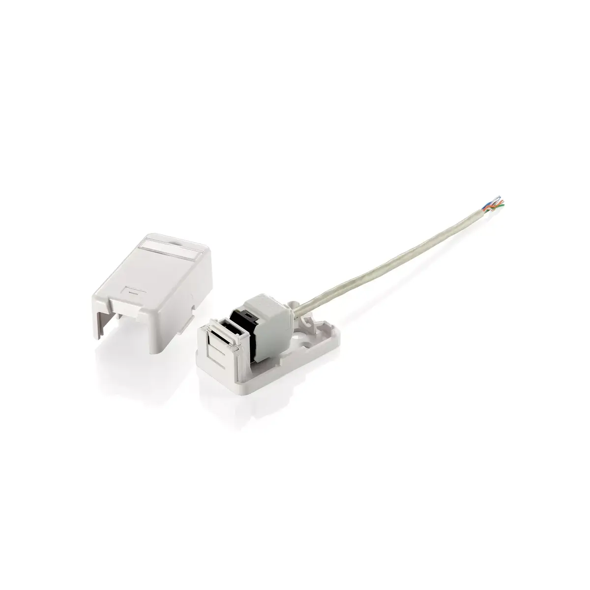 1-Port Keystone Jack Surface Mount Box Equip 125121 Photo 2