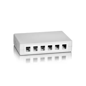 12-Port Keystone Jack Surface Mount Box Equip 125460