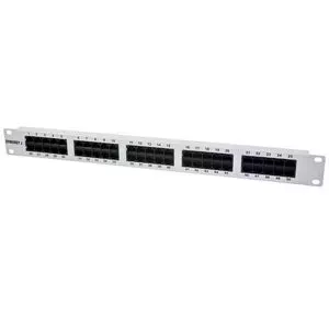 Patch panel Synergy21 S215203 — RJ-45 ports for Cat3 cabling, grey
