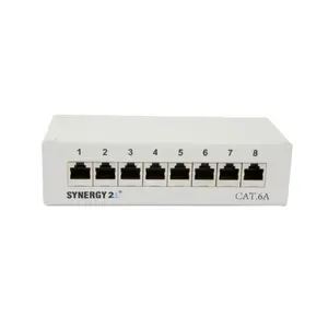 Patch panel Synergy21 S216314, 24‑port RJ‑45, grey