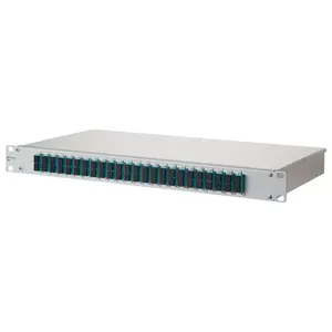 Patch panel 1U BTR METZ CONNECT 150255BA24-E with SC connectors, rack mount 482.6×44.5×242.5 mm