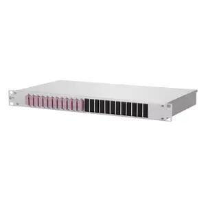 Рэковая панель OpDAT 1U BTR METZ CONNECT со SC-разъёмами, алюминий/сталь, 482.6×44.5×242.5 мм, серый