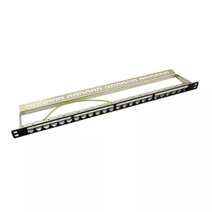 LogiLink NK4040 24-Port Keystone Patch Panel 0.5U Cat6a