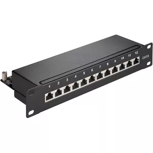 Patch Panel Goobay CAT 6 10-Inch 12-Port